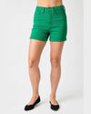 HW Garment Dyed Shorts-shorts-Judy Blue-Small-Green-cmglovesyou