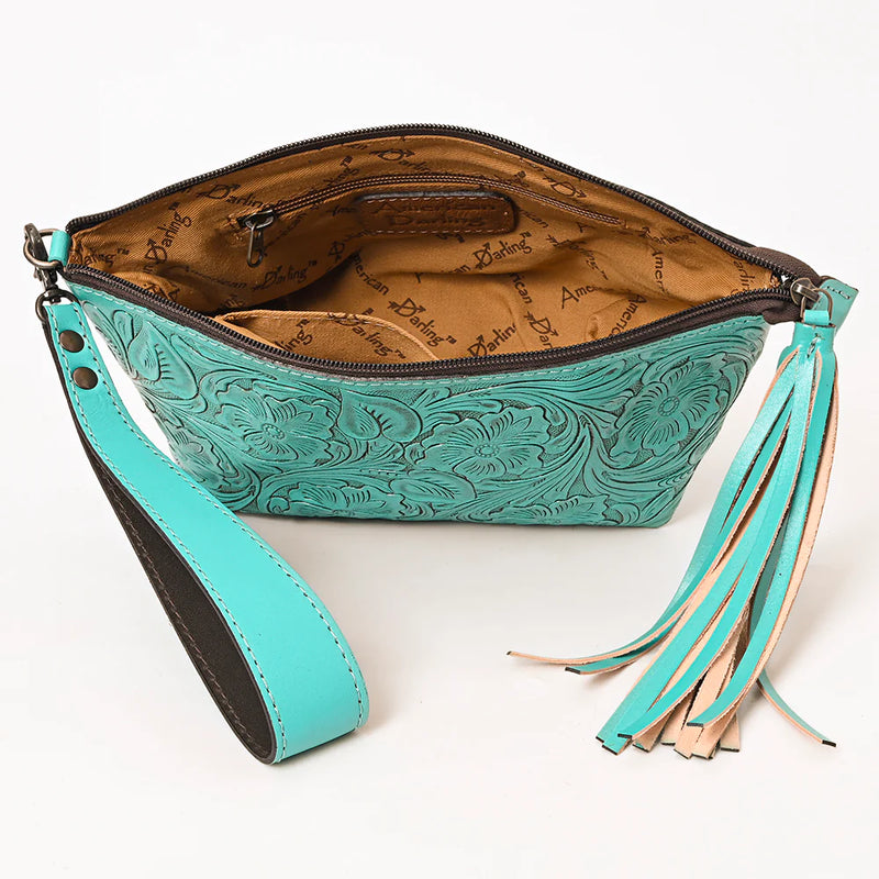 Wristlet Bag-Sling Bag-American Darling-Turquoise-cmglovesyou