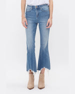 High Rise Crop Flare Jeans-Jeans-MICA Denim-24-cmglovesyou