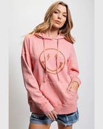 Happy Face Hoodie-hoodie-Easel-Small-Faded Coral-cmglovesyou