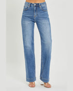 High Rise Straight Jeans-Jeans-Risen Jeans-Medium-1-cmglovesyou