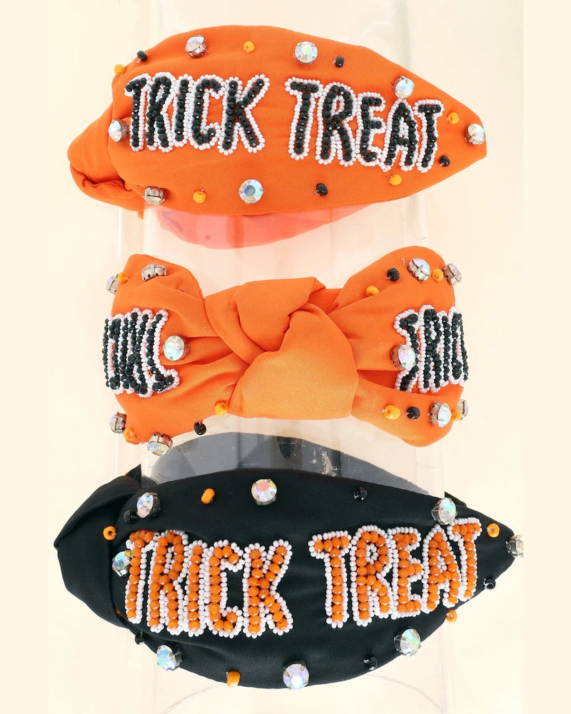 Trick Treat Knotted Headband-headband-Something Special LA-Black-cmglovesyou