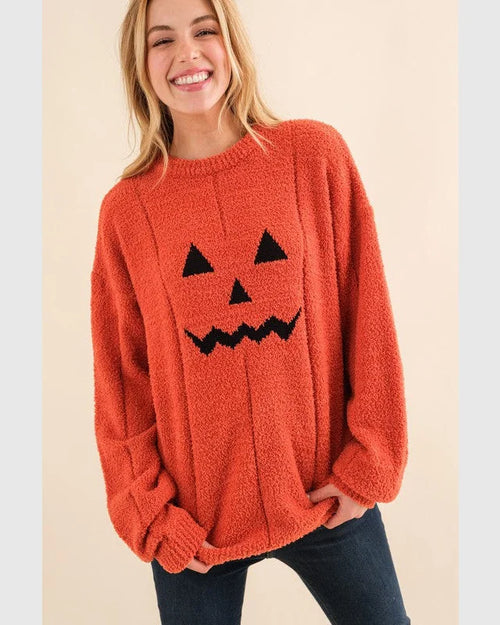 Fuzzy Jack Sweater-Sweaters-Cezanne-SM-Pumpkin-cmglovesyou