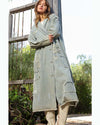 Long Sleeve Embroidery Stripe Denim Jacket-Coats & Jackets-POL-Small-cmglovesyou