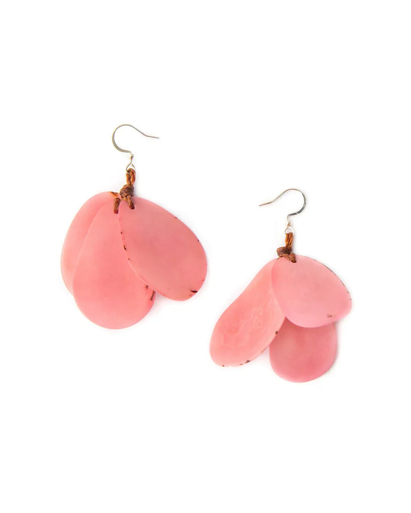 Candace Earrings-Earrings-Tagua by Soraya-Pink-cmglovesyou