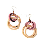 Bonnie Earrings-Earrings-Tagua by Soraya-Pink/Ivory-cmglovesyou