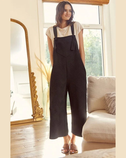 Tie Overalls-overalls-Jodifl-Black-Small-cmglovesyou