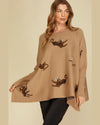 Oversized Tiger Sweater-Shirts & Tops-She+Sky-One-Size-Taupe-cmglovesyou