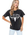 Long Live Western Graphic Top-Shirts & Tops-Zutter-Small-Black-cmglovesyou