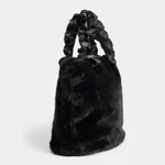 Fur Wristlet-Accessories-tgbBRANDS:Coco+Carmen,Whispers-Black-cmglovesyou