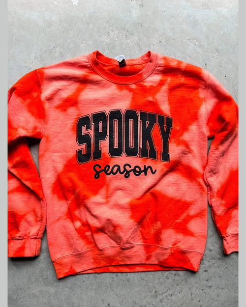 Spooky Sweatshirt-Sweatshirt-D&E Tees-Small-Orange-cmglovesyou