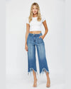 High Rise Cropped Wide Leg Jeans-Jeans-MICA Denim-24-cmglovesyou