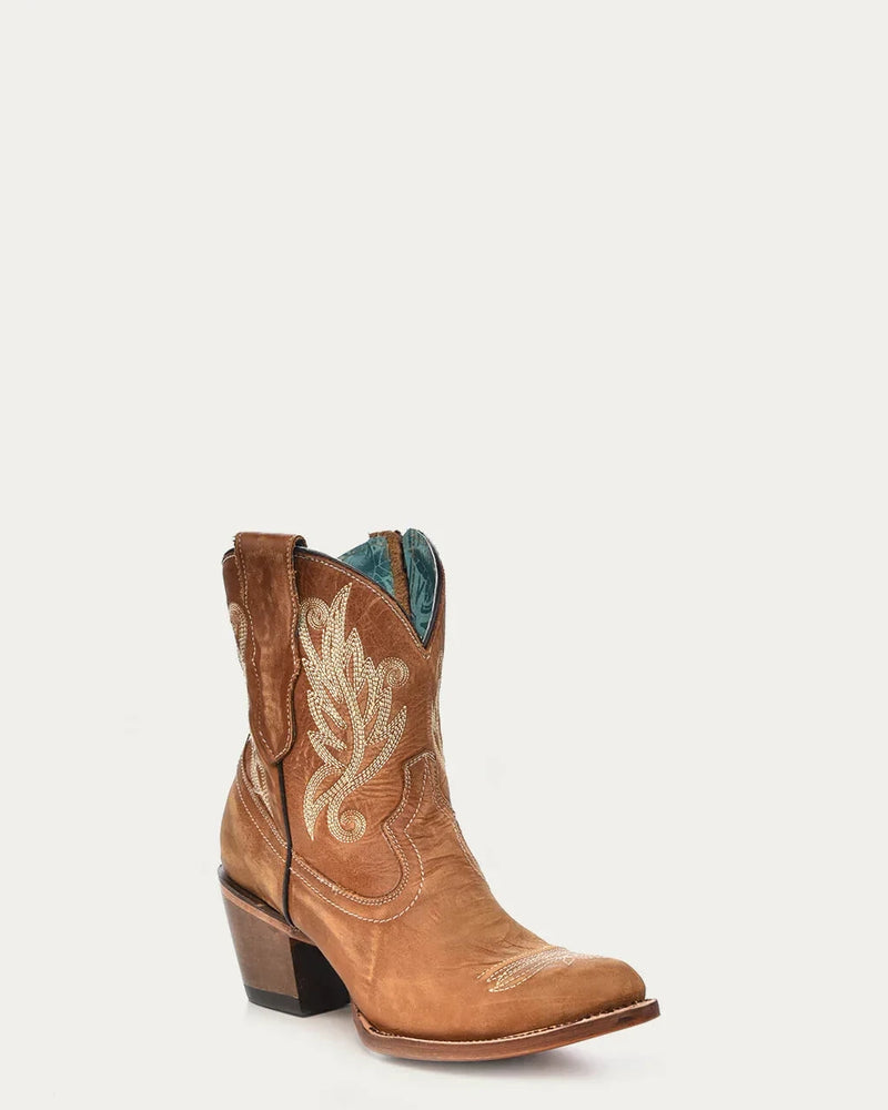 Embroidered Ankle Boot-Boots-Corral Boots-6-cmglovesyou