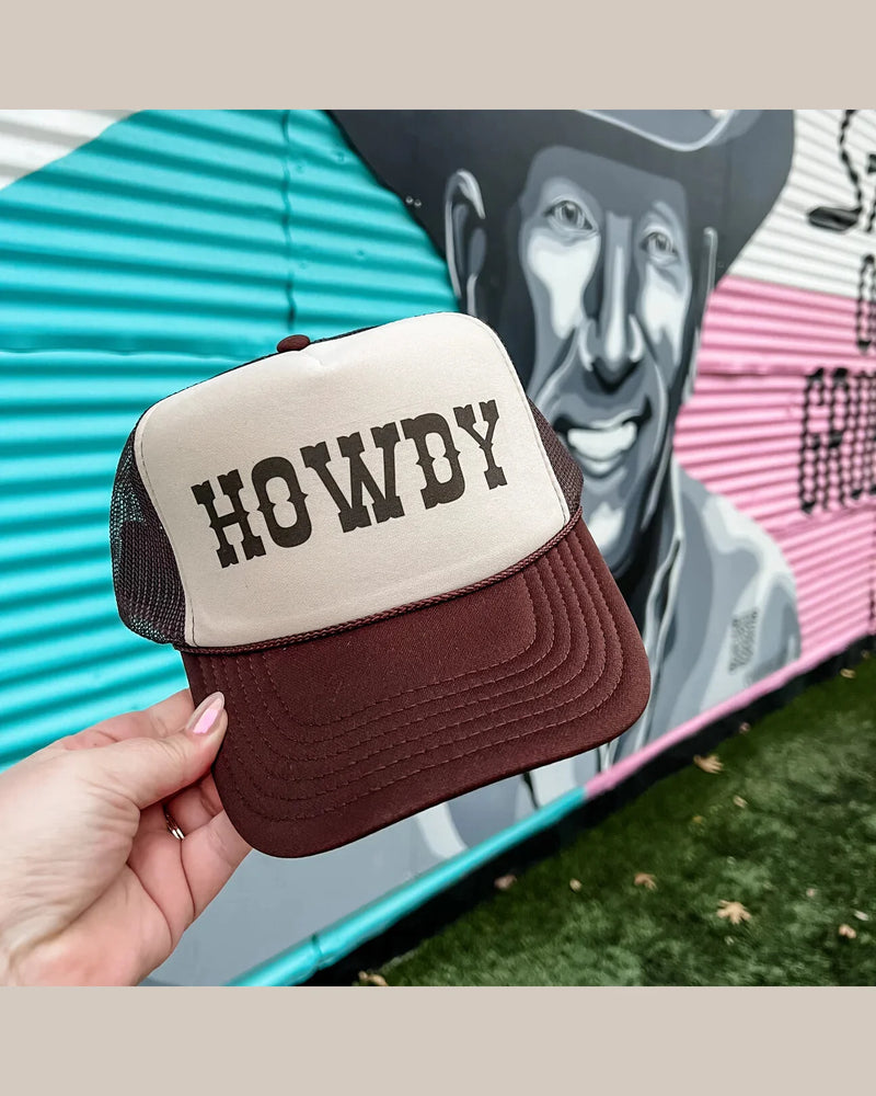 Howdy Trucker Cap-hat-Turquoise and Tequila-cmglovesyou