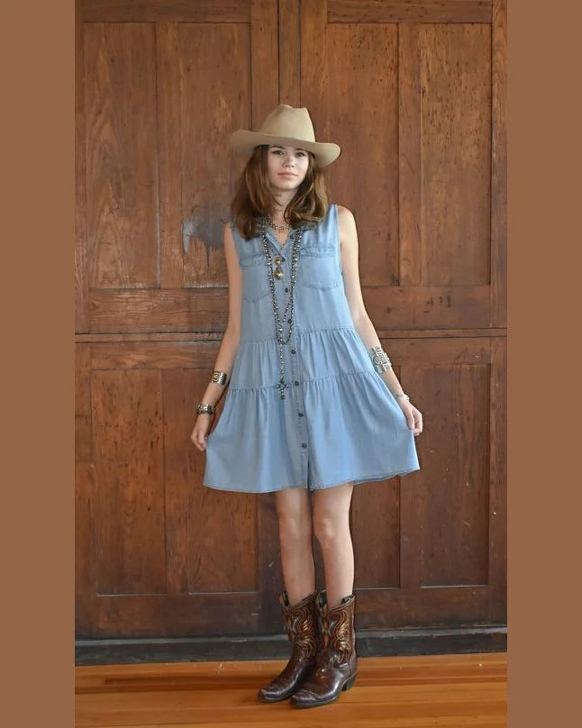 Darla Dress-Dresses-Tasha Polizzi-Washed Blue-Small-cmglovesyou