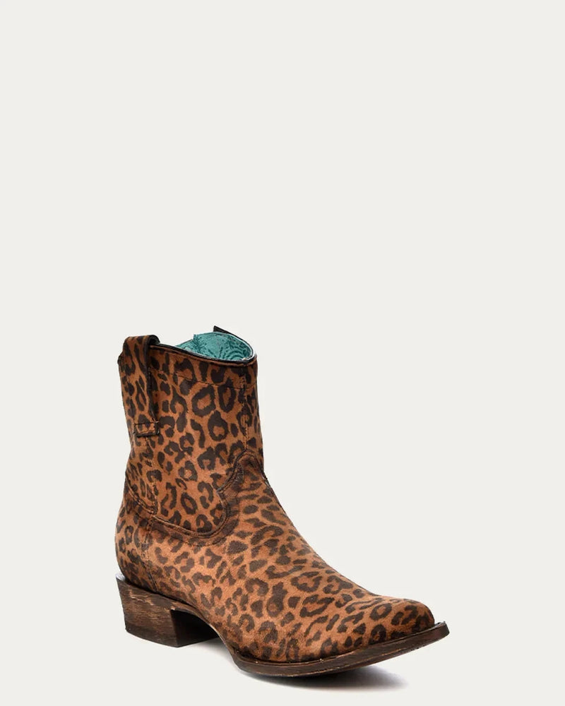 Leopard Print Ankle Boot-Boots-Corral Boots-6-cmglovesyou