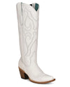 Tall White Pattern And Inlay Boot-Boots-Corral Boots-6-cmglovesyou