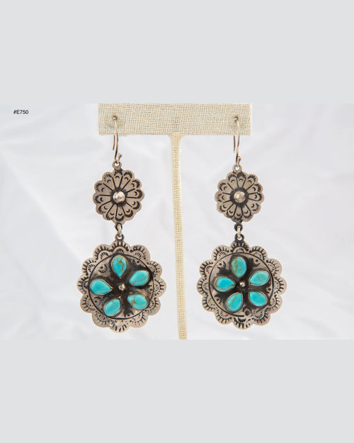 Double Concho Earrings-Earrings-Just Fabulous-cmglovesyou