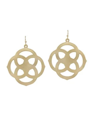 Open Filigree Earrings-Earrings-What's Hot Jewelry-Gold-cmglovesyou