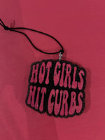 Hot Girls Hit Curbs Car Freshie-Vehicle Air Fresheners-Shop Miss S-Pink-Butt Naked-cmglovesyou