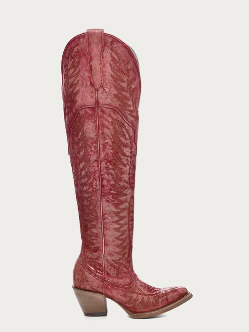 Tall Distressed Embroidered Boot-Boots-Corral Boots-6-cmglovesyou