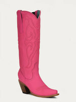 Tall Hot Pink Snip Toe Boot-Boots-Corral Boots-6-cmglovesyou