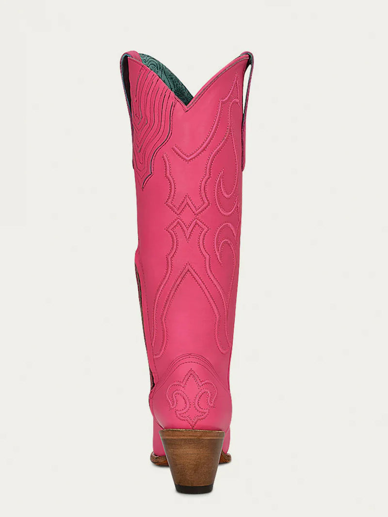 Tall Hot Pink Snip Toe Boot-Boots-Corral Boots-6-cmglovesyou