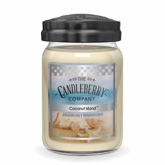 Candleberry Company Large Candles-Candles-CandleBerry Company-Large Jar-Coconut Island-cmglovesyou