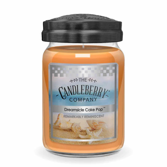 Candleberry Company Large Candles-Candles-CandleBerry Company-Large Jar-Dreamsicle Cake Pop-cmglovesyou