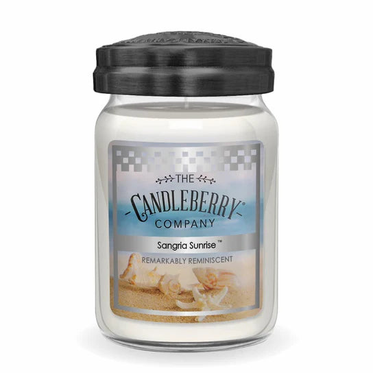 Candleberry Company Large Candles-Candles-CandleBerry Company-Large Jar-Sangria Sunrise-cmglovesyou