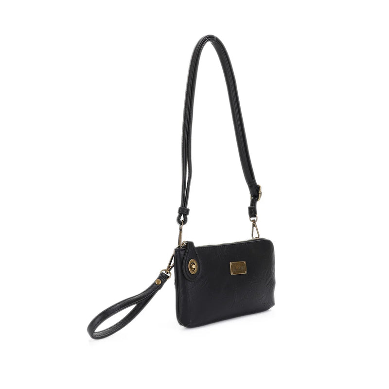 Tina Bag-Bag and Purses-Liz Soto Handbags-Black-cmglovesyou