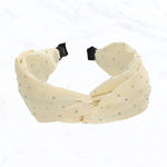 Tiny Bead Headband-headband-Suzie Q USA-Cream-cmglovesyou