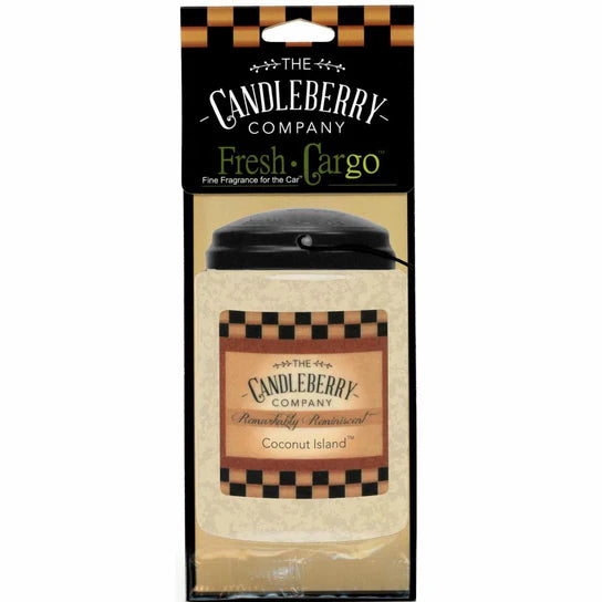 Candleberry Company Car Fresheners-Candles-CandleBerry Company-Coconut Island-cmglovesyou