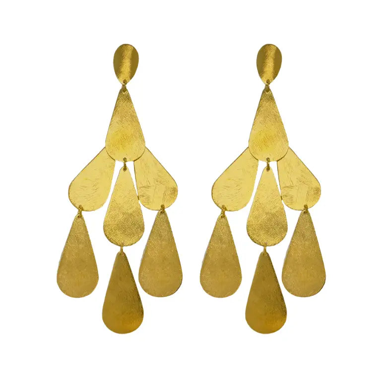 Guarita Earrings-Earrings-Creative Brazil-Gold-cmglovesyou