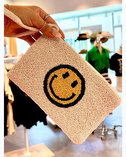 Smiley Clutch-Handbags-Suzie Q USA-cmglovesyou