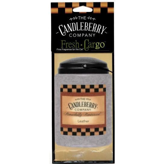 Candleberry Company Car Fresheners-Candles-CandleBerry Company-Leather-cmglovesyou