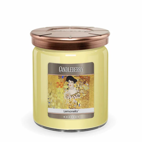 Candleberry Nouveau Lemonella Candle-Candles-CandleBerry Company-Candy Jar-cmglovesyou