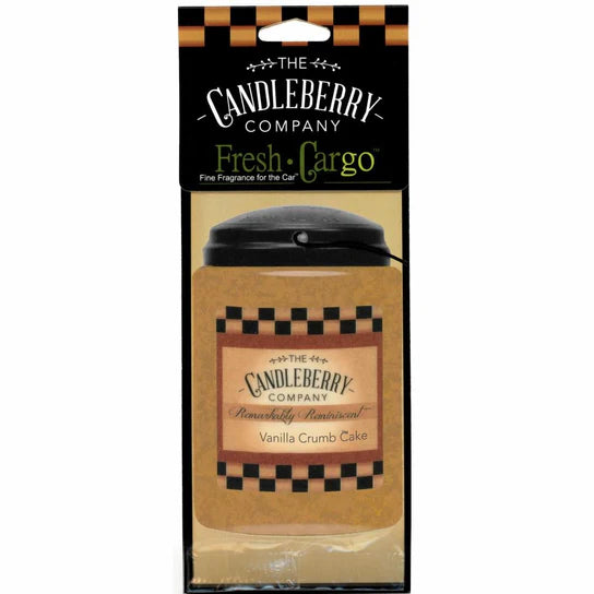 Candleberry Company Car Fresheners-Candles-CandleBerry Company-Vanilla Crumb Cake-cmglovesyou