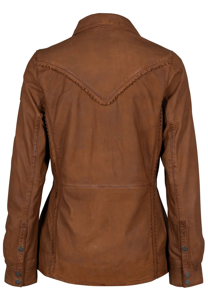 Melodee Jacket-Coats & Jackets-Mauritius-Cognac-5/6-cmglovesyou