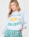 Pickleball Sweatshirt-Sweatshirt-Peach Love California-Grey-Small-cmglovesyou