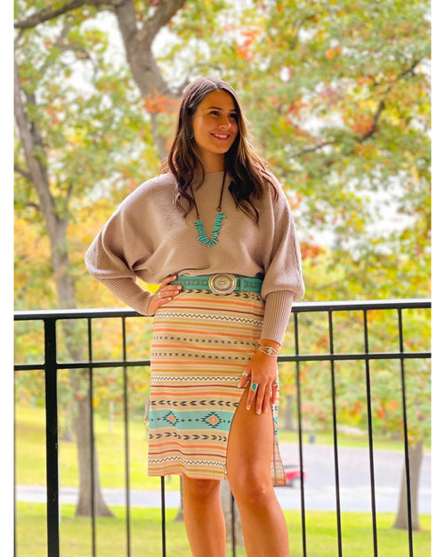 Cleo Springs Skirt-Skirt-Aztec Cactus-Small-cmglovesyou