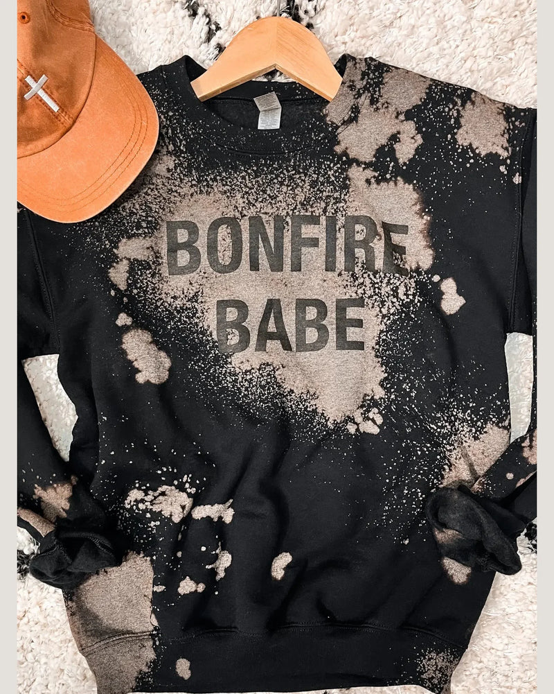 Bonfire Babes Sweatshirt-Sweatshirt-D&E Tees-Small-Black-cmglovesyou