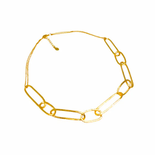 Skinny Elos Necklace-Necklaces-Creative Brazil-Gold-cmglovesyou