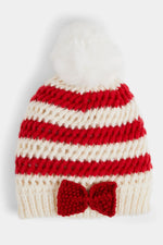 Winter Beanies-Beanies-tgbBRANDS:Coco+Carmen,Whispers-Christmas Bow-cmglovesyou