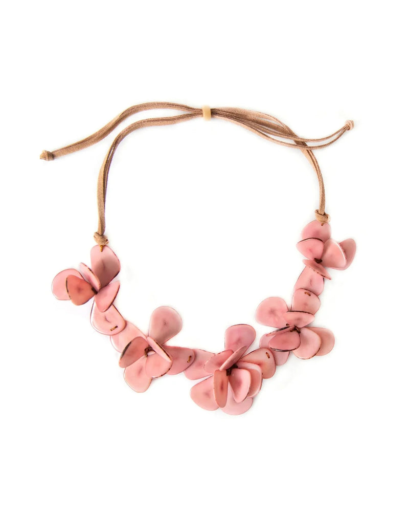 Florence Necklace-Necklaces-Tagua by Soraya-Pink-cmglovesyou