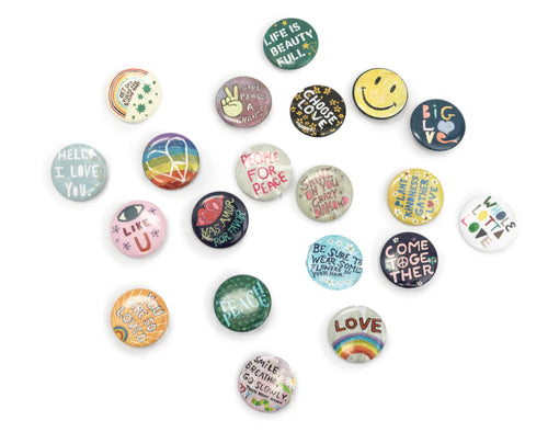 Sugarboo Assorted Pins-Pin Buttons-Sugarboo-Smiley Face-cmglovesyou