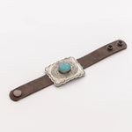 Scallop Turquoise Bracelet-Bracelets-J Alexander Rustic Silver-cmglovesyou