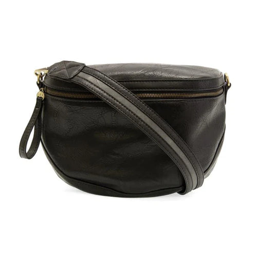 Contrast Strap Sling Belt Bag-Bag and Purses-Joy Susan-Black-cmglovesyou