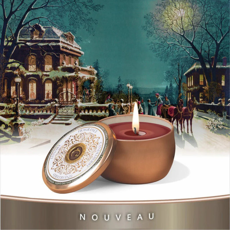 Candleberry Nouveau Candles-Candles-CandleBerry Company-Christmas Eve-Travel Tin-cmglovesyou