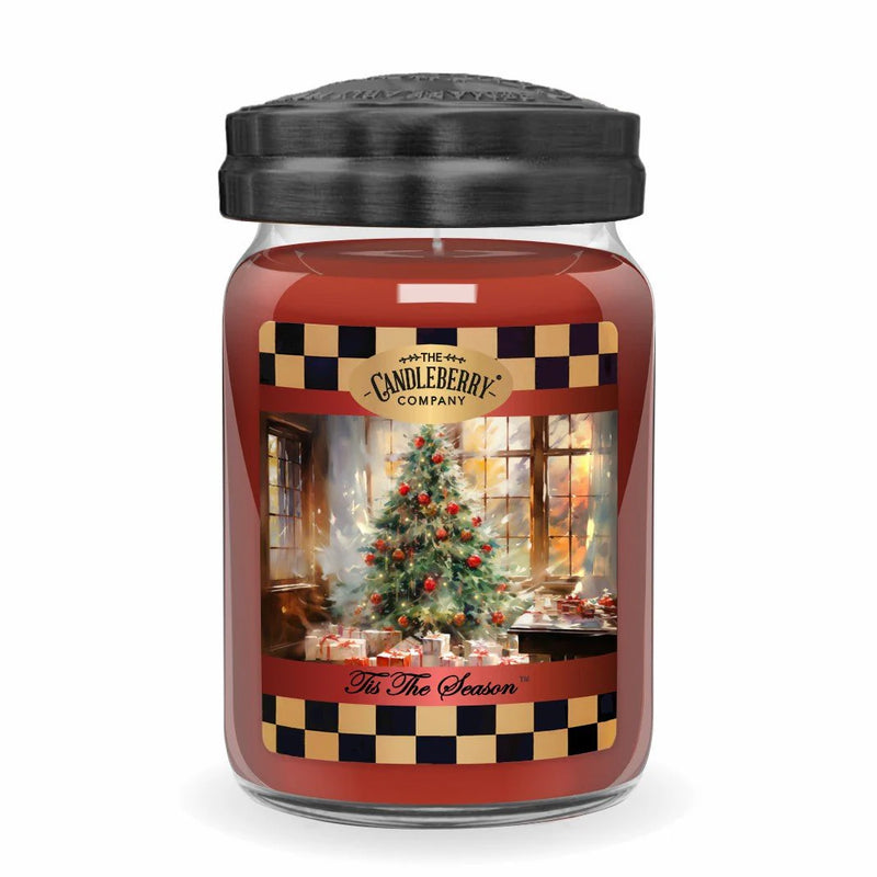 Candleberry Company Large Candles-Candles-CandleBerry Company-Large Jar-Tis the Season-cmglovesyou